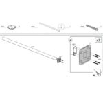 NADSTREŠEK ZA TERASO PALRAM SIERRA, SIVA/TRANSPARENT 2,3X2,3M - slika 8